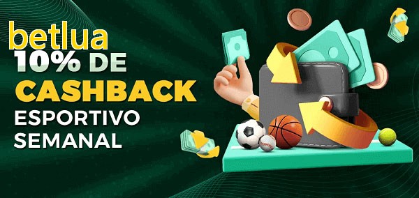 10% de bônus de cashback na betlua